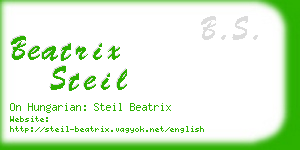 beatrix steil business card